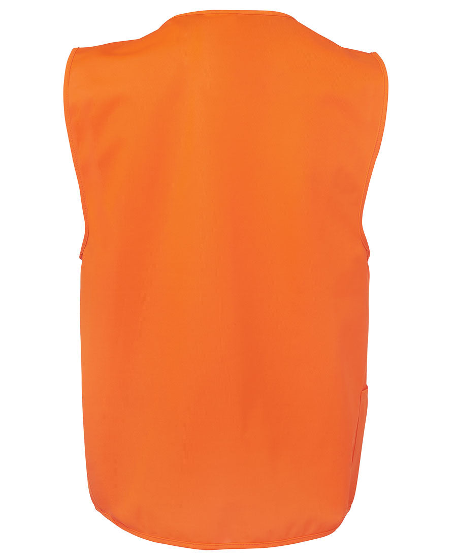 JB's Hi Vis Zip Safety Vest 6HVSZ Hi Vis Comfort