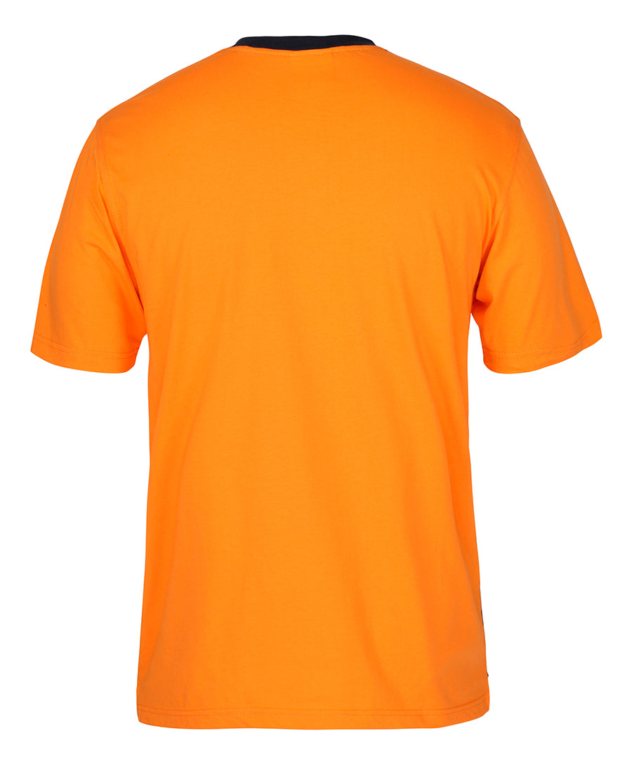 JB's Hi Vis Crew Neck Cotton T-Shirt 6HVTC | 100% Cotton for 100% Comfort