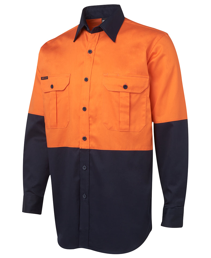 JB's Hi Vis L/S 190G Work Shirt 6HWL | A strong selection