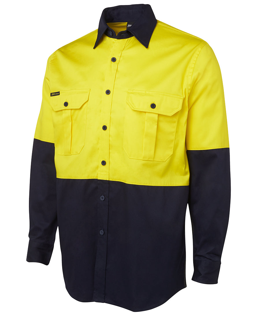 JB's Hi Vis L/S 190G Work Shirt 6HWL | A strong selection