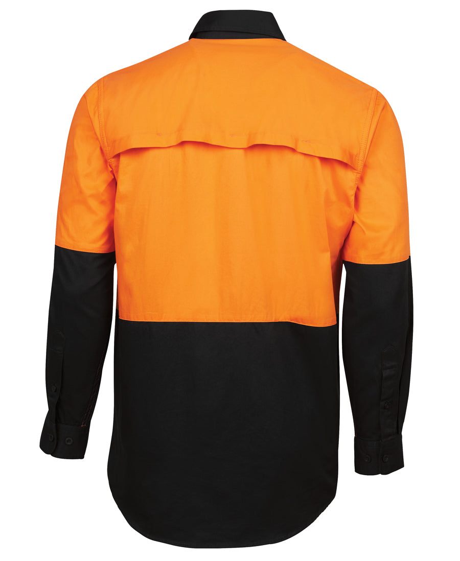 JB's Hi Vis L/S 150G Work Shirt 6HWSL