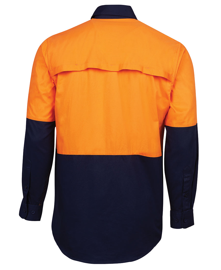 JB's Hi Vis L/S 150G Work Shirt 6HWSL