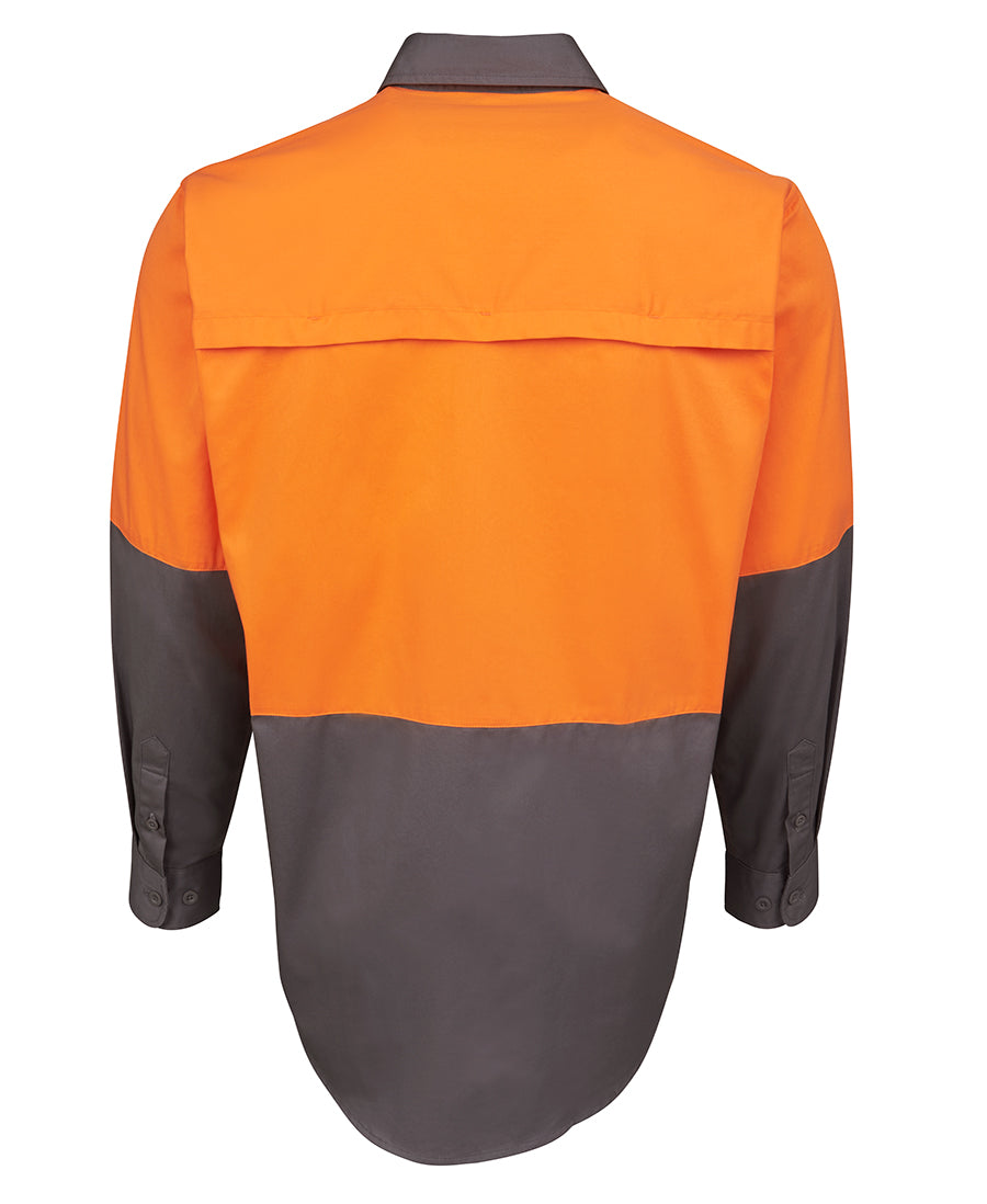 JB's Hi Vis L/S 150G Work Shirt 6HWSL