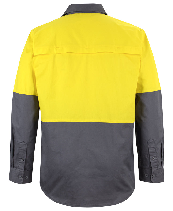 JB's Hi Vis L/S 150G Work Shirt 6HWSL