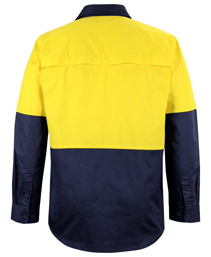 JB's Hi Vis L/S 150G Work Shirt 6HWSL