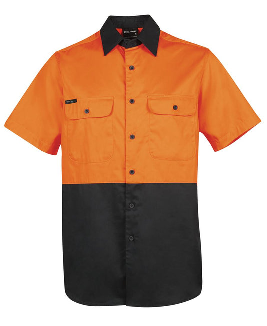 JB's Hi Vis S/S 150G Work Shirt 6HWSS | Traditional S/S Work Shirt