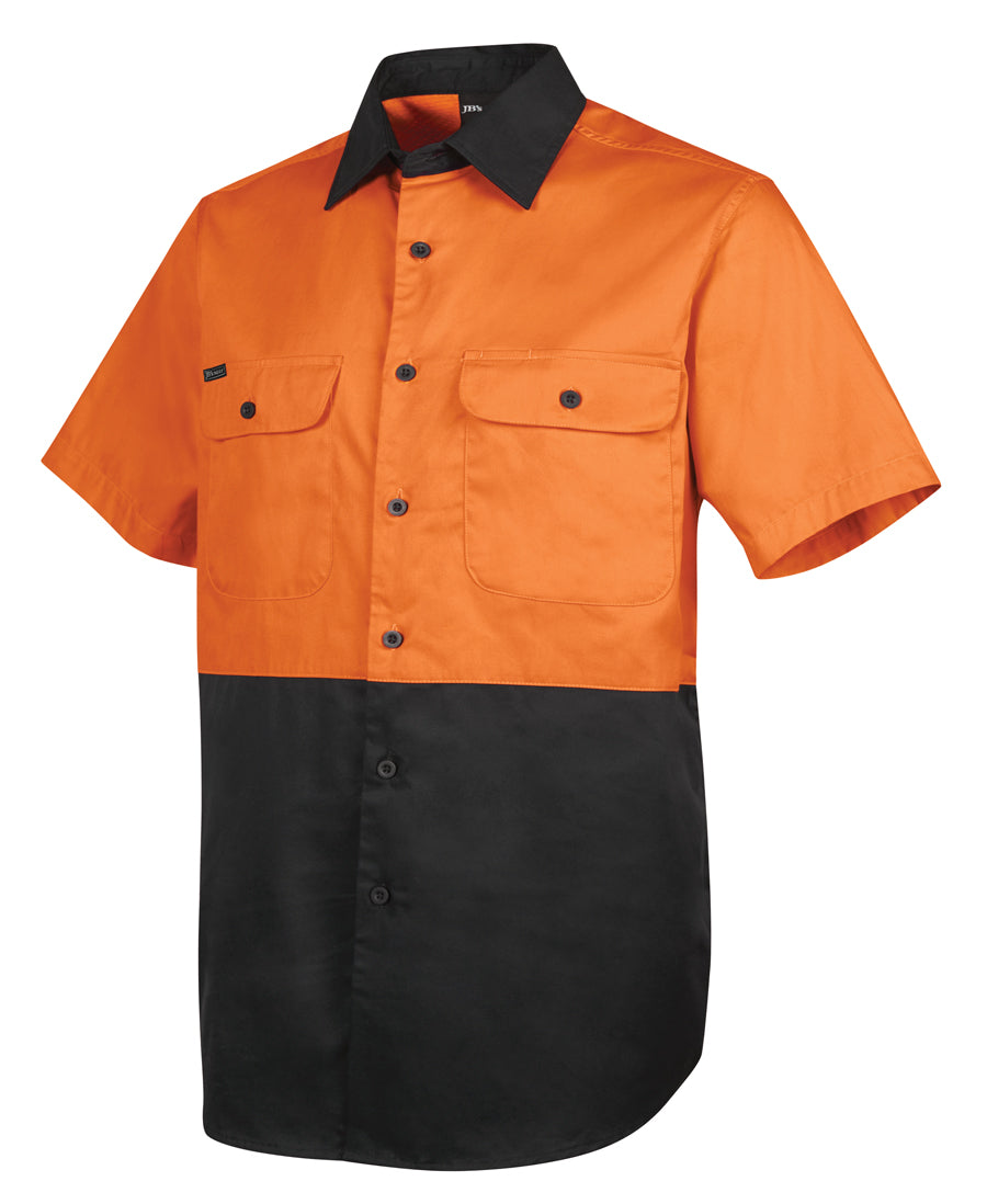 JB's Hi Vis S/S 150G Work Shirt 6HWSS | Traditional S/S Work Shirt