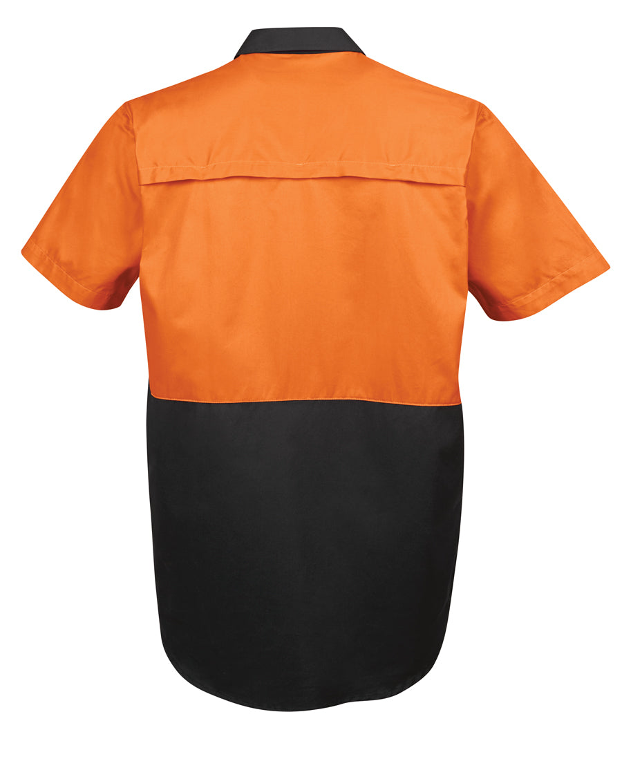 JB's Hi Vis S/S 150G Work Shirt 6HWSS | Traditional S/S Work Shirt