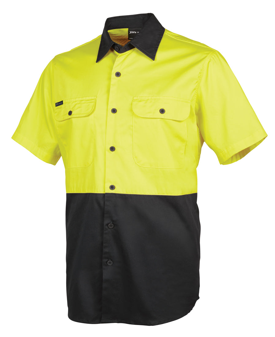 JB's Hi Vis S/S 150G Work Shirt 6HWSS | Traditional S/S Work Shirt