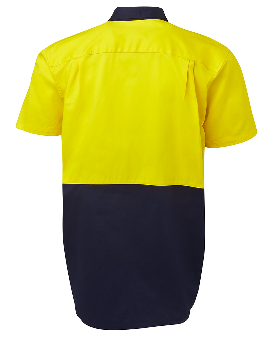JB's Hi Vis S/S 190G Work Shirt 6HWS | A Safety Heavyweight