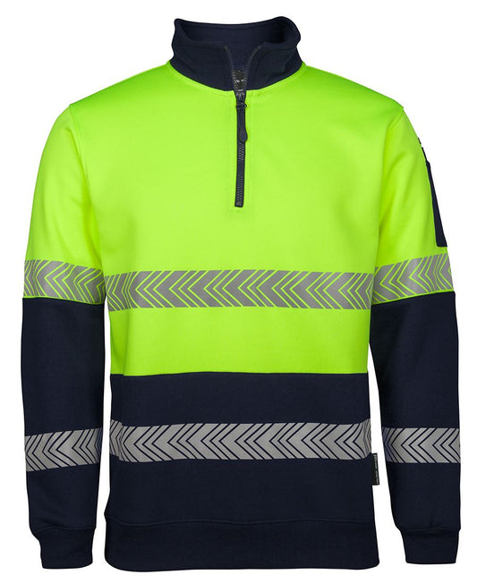 JB's Hi Vis 1/2 Zip Segmented Tape Fleecy 6HZS | Point of Difference