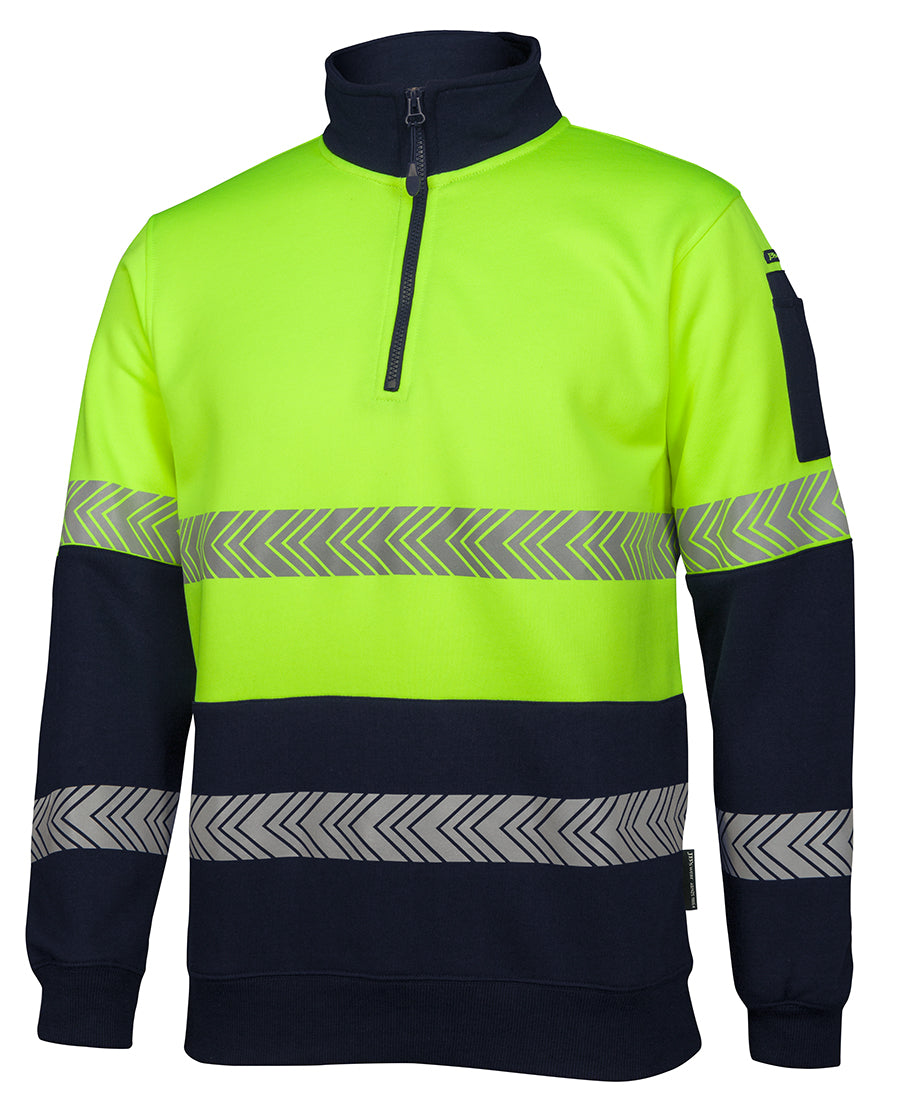 JB's Hi Vis 1/2 Zip Segmented Tape Fleecy 6HZS | Point of Difference
