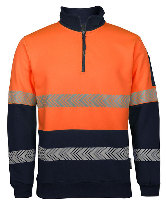 JB's Hi Vis 1/2 Zip Segmented Tape Fleecy 6HZS | Point of Difference