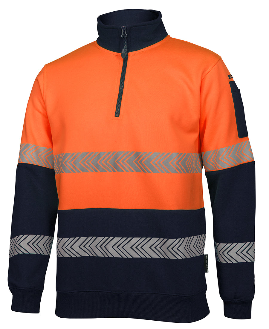 JB's Hi Vis 1/2 Zip Segmented Tape Fleecy 6HZS | Point of Difference