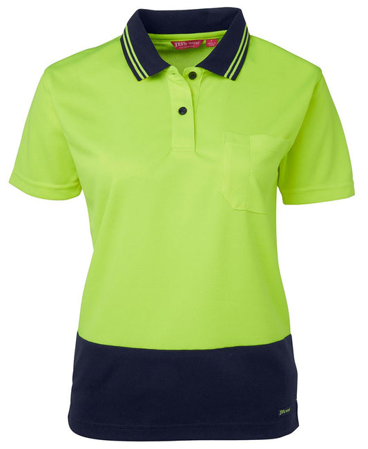 JB's Ladies Hi Vis S/S Comfort Polo 6LHCP | Striking and safe