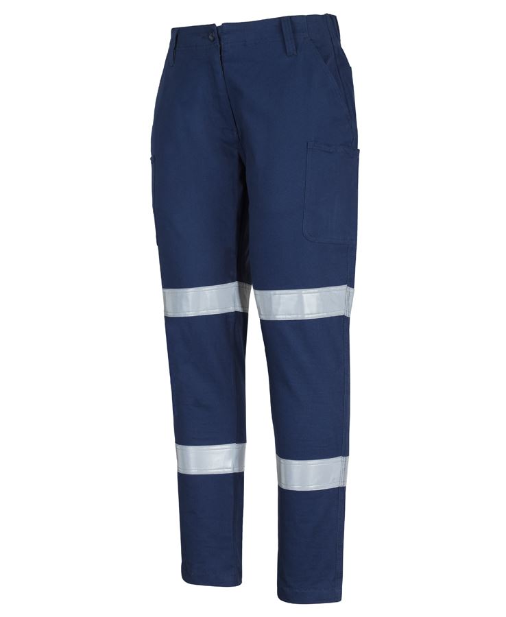 JB's Ladies Multi Pocket Stretch Twill Pant With D+N Tape 6MTD1