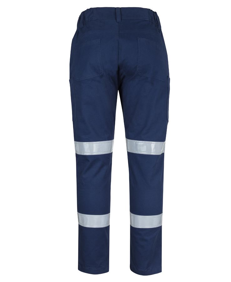 JB's Ladies Multi Pocket Stretch Twill Pant With D+N Tape 6MTD1