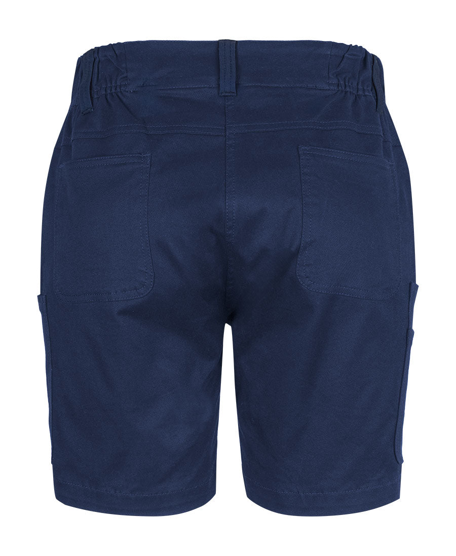 JB's Ladies Multi Pocket Stretch Twill Short 6MTS1