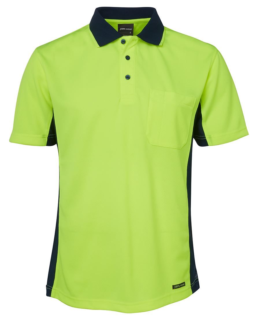 JB's Hi Vis S/S Sport Polo 6SPHS | BREATHABLE WORK POLO