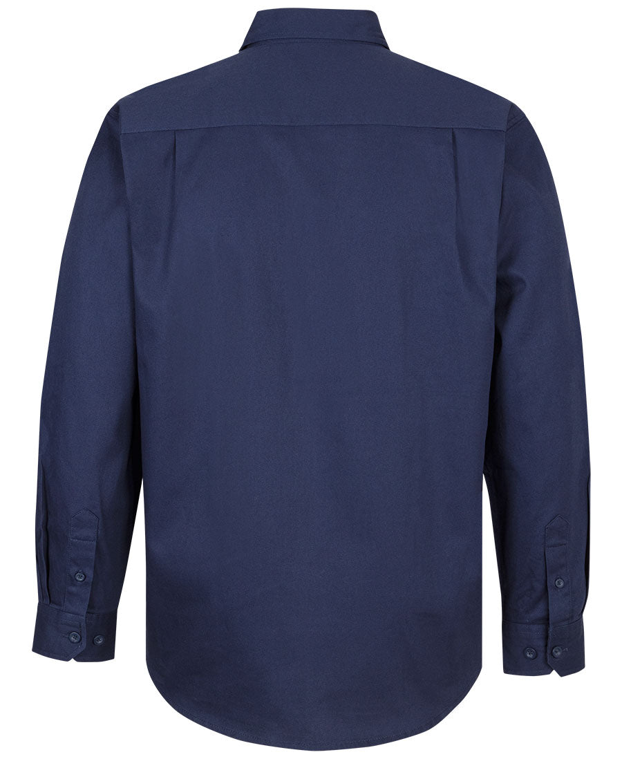JB's Close Front L/S 190G Work Shirt 6WSCF | Classic half-placket work shirt
