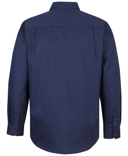 JB's Close Front L/S 190G Work Shirt 6WSCF | Classic half-placket work shirt