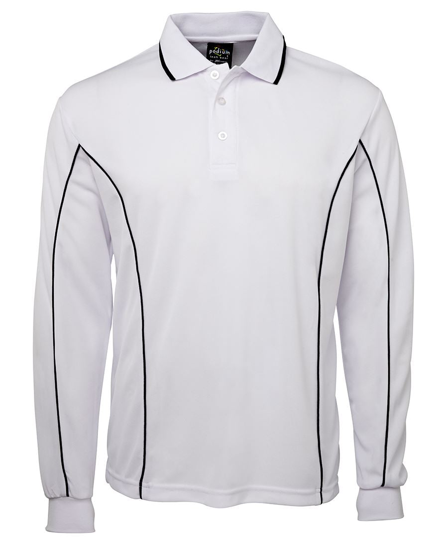 Podium L/S Piping Polo 7PIPL | Team necessity