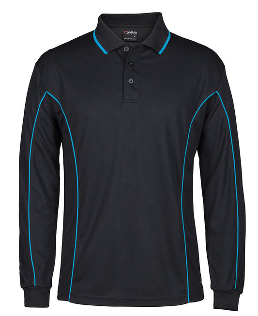 Podium L/S Piping Polo 7PIPL | Team necessity