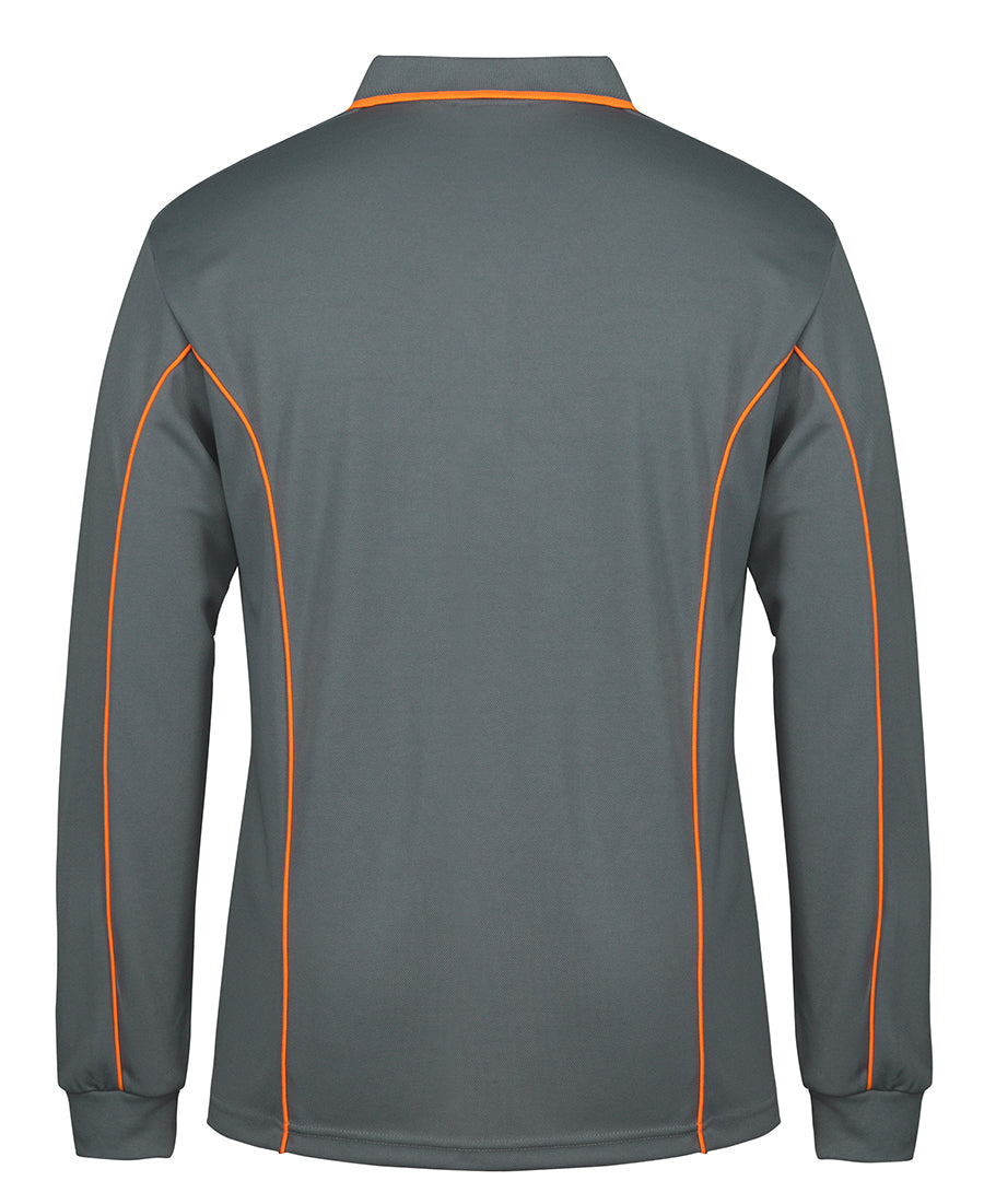 Podium L/S Piping Polo 7PIPL | Team necessity