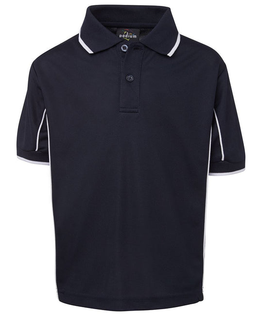 Podium Kids S/S Piping Polo 7PIPS Team necessity