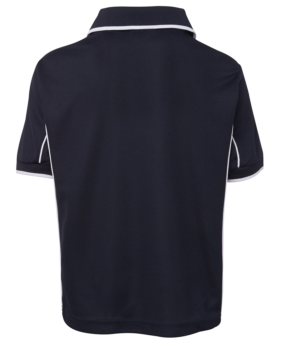 Podium Kids S/S Piping Polo 7PIPS Team necessity