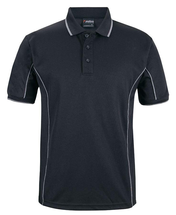 Podium S/S Piping Polo 7PIP | Team necessity