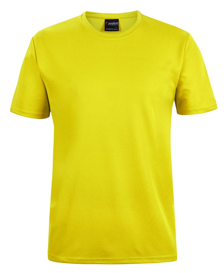 Podium Kids & Adults Poly Tee 7PNFT | The ultimate sports coloured tee