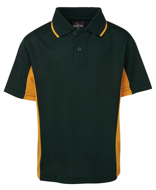 Podium Kids Contrast Polo 7PP3 | A dynamic team look
