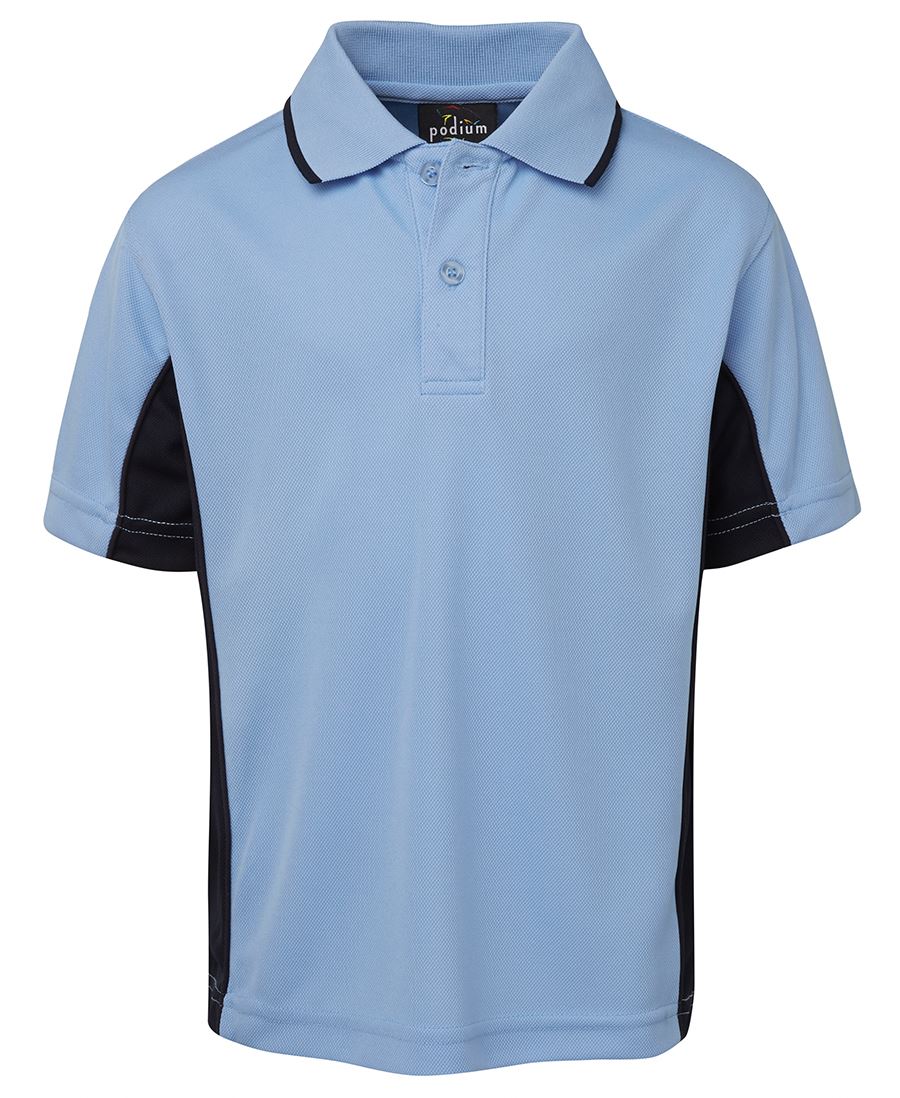 Podium Kids Contrast Polo 7PP3 | A dynamic team look