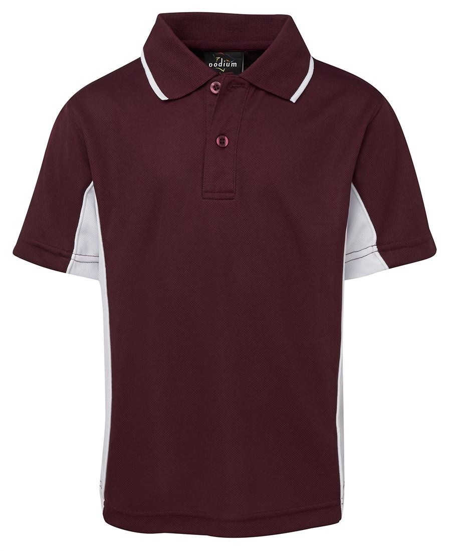 Podium Kids Contrast Polo 7PP3 | A dynamic team look