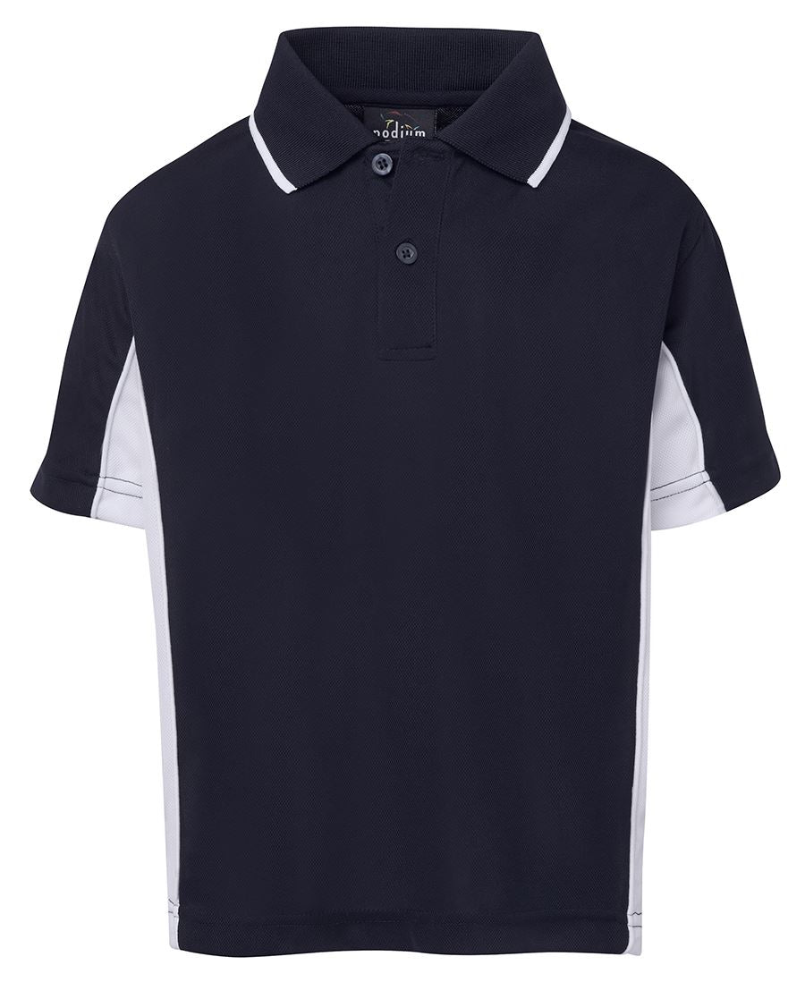 Podium Kids Contrast Polo 7PP3 | A dynamic team look