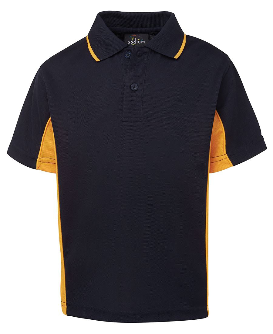 Podium Kids Contrast Polo 7PP3 | A dynamic team look
