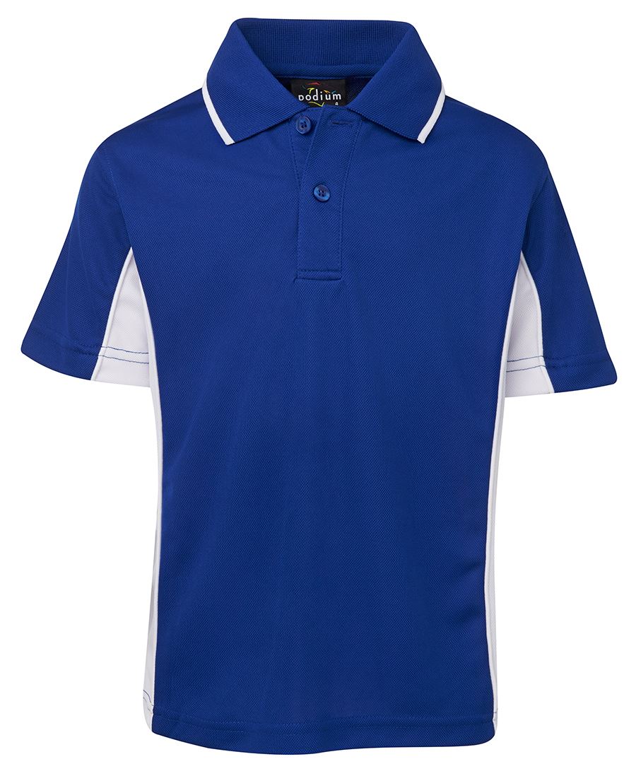 Podium Kids Contrast Polo 7PP3 | A dynamic team look