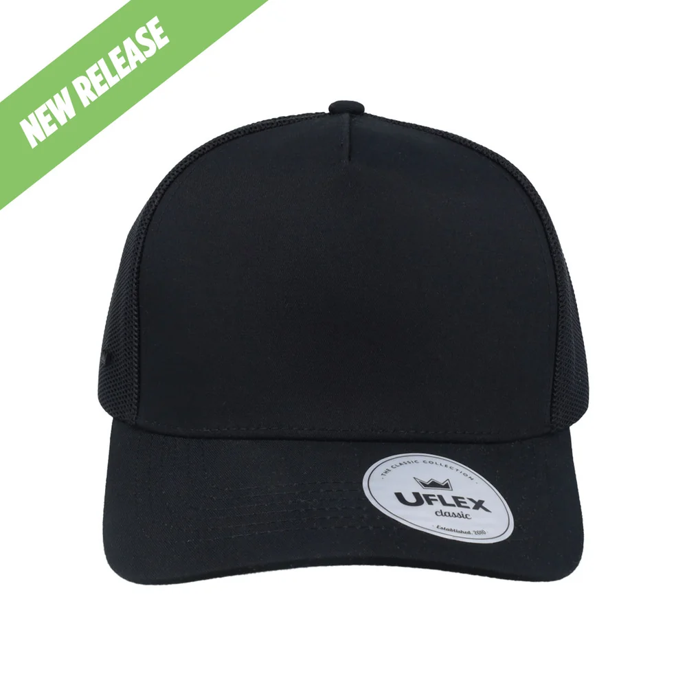 UC25500 UFlex Classic Ultra-lite 5 Panel Trucker Cap