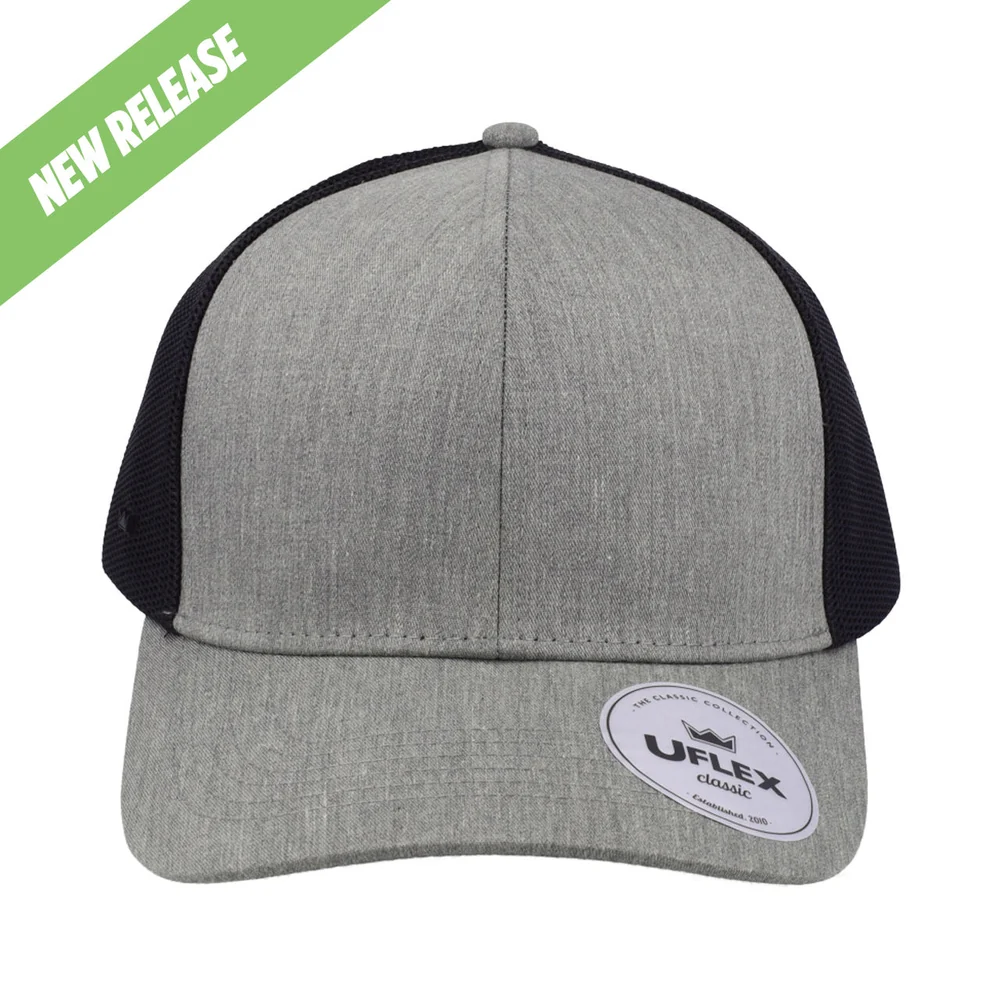 UC25600 UFlex Classic Ultra-lite 6 Panel Trucker Cap