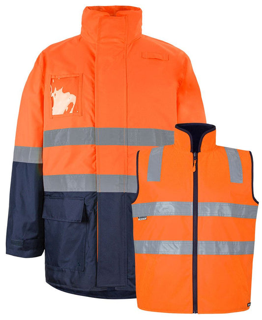 JB's Hi Vis (D+N) Long Line 4 in 1 Jacket K6DNJ