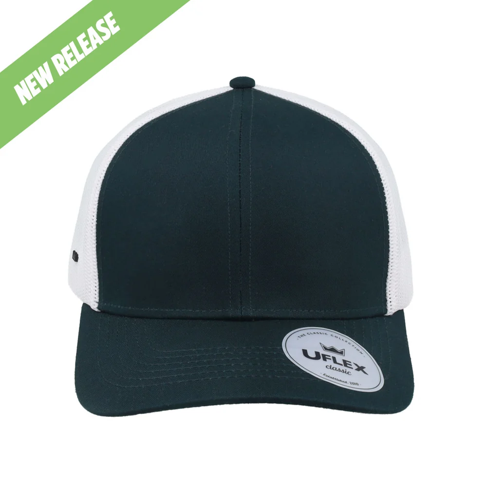 UC25600 UFlex Classic Ultra-lite 6 Panel Trucker Cap