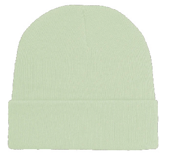 Customized Beanie | Plain Beanie + One Sided Embroidery | Cuffed Recycled Polyester Knitted Beanie