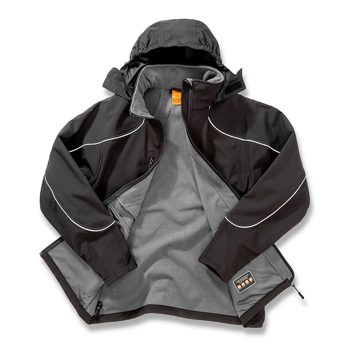 R118X Result Adult Ice Fell Hooded Softshell Jacket
