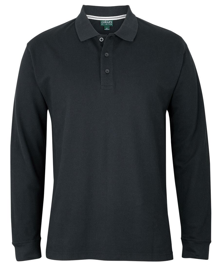 C of C L/S Pique Polo S2ML