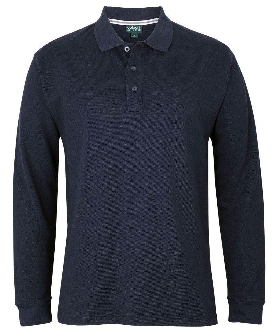 C of C L/S Pique Polo S2ML