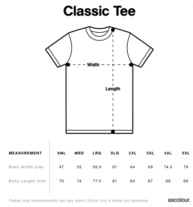 as colour Classic Tee 5026