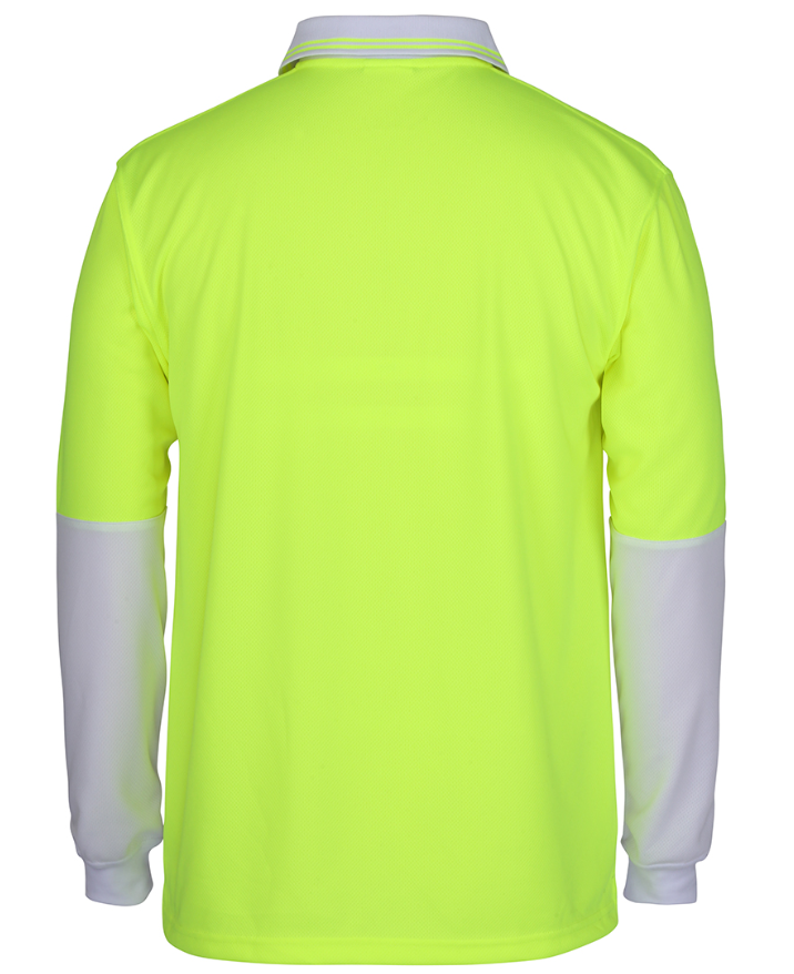 JB's Hi Vis L/S Traditional Polo 6HVPL