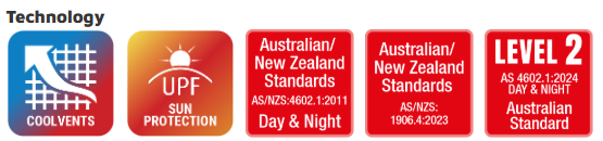 JB's Hi Vis 150g NSW/QLD Rail X-Back Shirt 6DCBL | Industry Specific