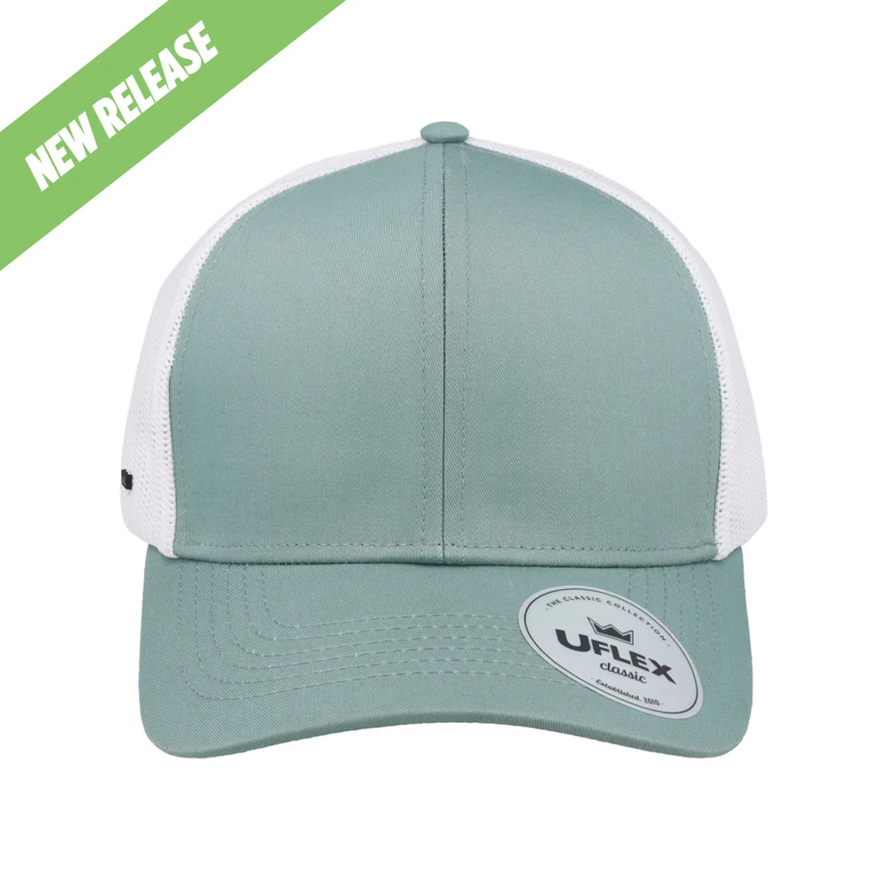 UC25600 UFlex Classic Ultra-lite 6 Panel Trucker Cap